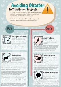 Infographics - Avoiding Disaster