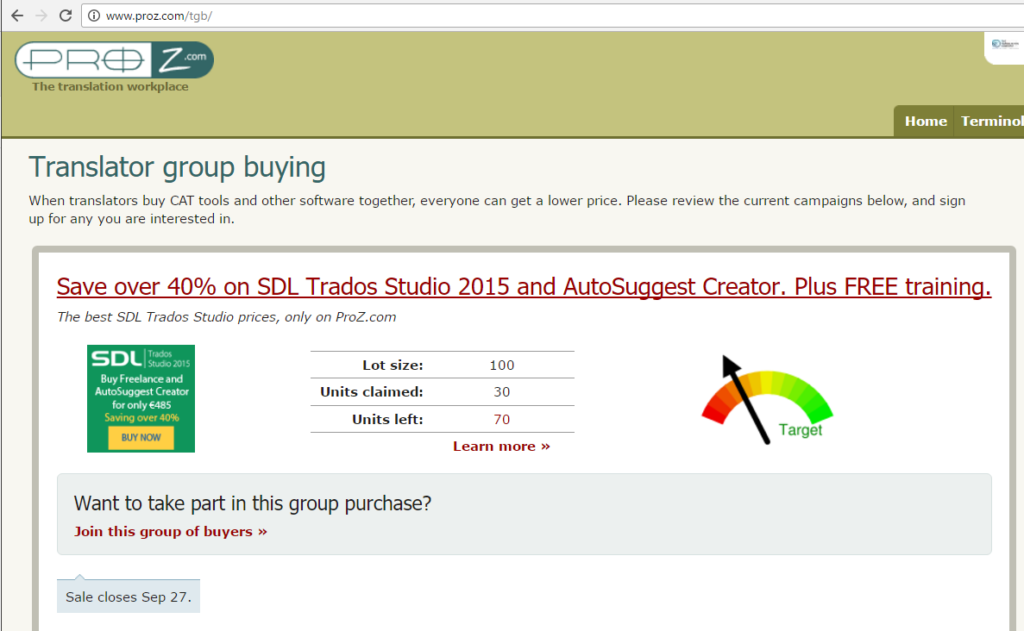 Translation Software Group Purchase