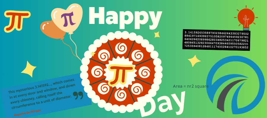 Pi Math Education Presentation in a Red Green and Yellow Illustrated Style